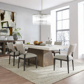 Grange Reclaimed Pine 94" Dining Table - Natural/Antique White